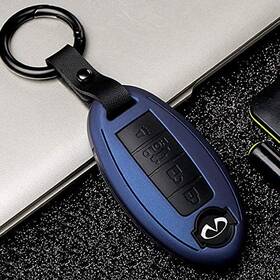 H847900d Machswon Abs Carbon Keychains Car Key Fob Cover Case For Infiniti Accessories
