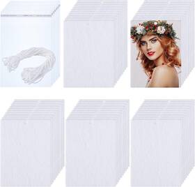 Maitys-sublimation-72 Maitys 50 Pieces Sublimation Air Freshener Blank Sheets Car Scented Hanging White