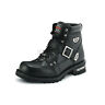 Mb43358 Milwaukee Motorcycle Clothing Mens Road Captain Leather Boots Eee Black