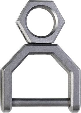 Mecarmy 727380744033 Titanium D Ring Keychain Key Fob Holder Large Ch5-large