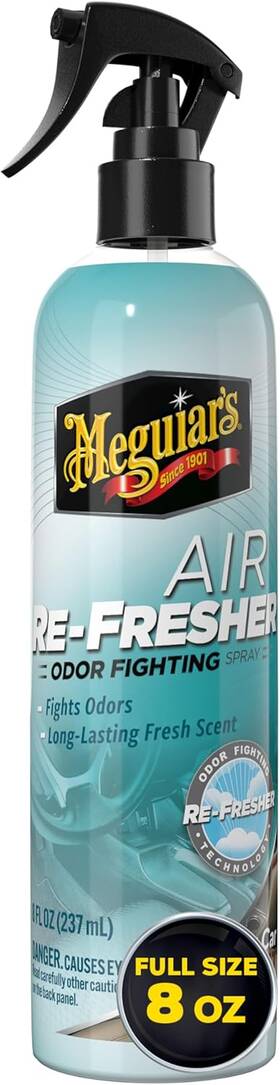 250608 Meguiars Air Re-fresher Odor Fighting Spray - New Car Scent Clear