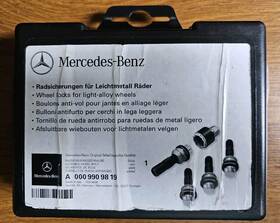 A0009909819 Mercedes-benz Oem Genuine Rim Locks Chrome 2020 - Up Gle C167 V167