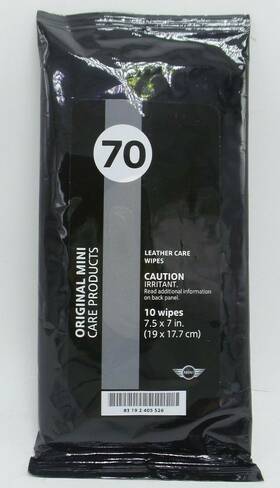 83192405526 Mini Cooper New Oem Genuine Leather Care Interior Wipes Mc11-073