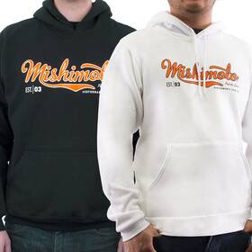 Mishimoto 811580033773 Athletic Script Hoodie White Xl
