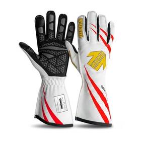 Gucorprowht10 Momo Driving Gloves Corsa Pro White Red Size Medium Fia Euro 10
