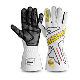 Guperfowht12 Momo Driving Gloves Performance White Size X-large Fia Euro 12