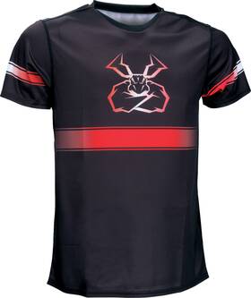5020-0268 Moose Offroad Mountain Bike Short-sleeve Jersey - Red/black