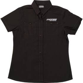 Mrs01s7bch2r Moose Offroad Womens Shop Shirt - Black 2x-large