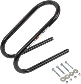 3911-0050 Moose Racing Hard-parts Wheel Chock Black 3.5 Inch