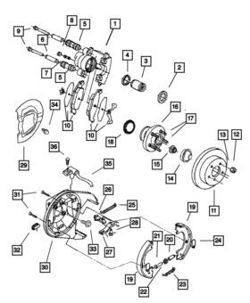04383879 Mopar Genuine Brake Piston Boot 4383879