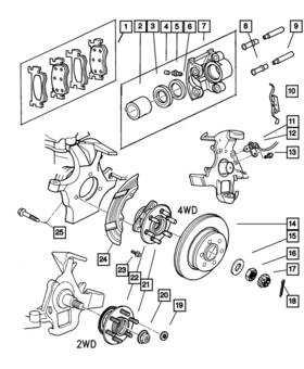 05003795aa Mopar Genuine Brake Piston Boot 5003795aa