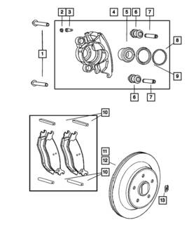 05093342aa Mopar Genuine Brake Piston Boot 5093342aa