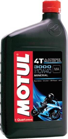 2801gaa Motul 3000 4t Gallon - 10w40 #2801gaa