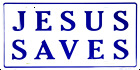 Mp8872 Hangtime Jesus Saves License Plate Wall Sign Tag Made In