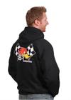 Ms95-lg Summit Gifts Horsepower Crossed Flag Hoodie
