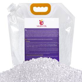 Bd-03 Mubyok 5lb Premium Unscented Aroma Beads For Diy 80 Ounce Pack Of 1 Silver
