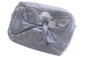 13093 Mustang Black Leather Eagle Fanny Pack Nos