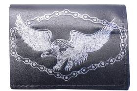 14916 Mustang Eagle Leather Wallet Nos