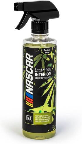 Nascar 850018737487 - Lucky Dog Bamboo Pear Interior Detailer Refresher Odor Black