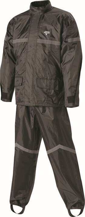 Sr-6000-blk-05-xx Nelson Rigg Stormrider Rain Suit Black/black 2xl