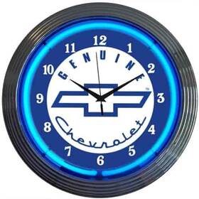 Neonetics 012304002369 8chevy Genuine Chevrolet Neon Clock 15 Width X Height 3 Depth