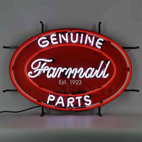 Neonetics 012304002802 5caseo Farmall Genuine Parts Oval Neon Sign 29 Width X 20 Height 4 D