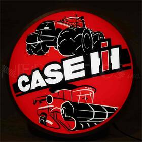 Neonetics 012304004295 7case1 Backlit Led Lighted Round Sign Case Ih 15 Diameter 4 Depth