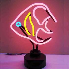 4fishx Neonetics Angel Fish Neon Sculpture 12 Width X 15 Height 6 Depth