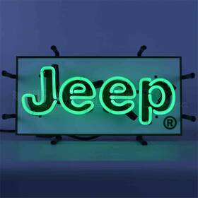 5jeeps Neonetics Jeep Green Junior Neon Sign 17 Width X 8 Height 6 Depth