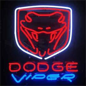 5viper Neonetics Dodge Viper Neon Sign 20 Inch Width X 22 Height 4 Dept