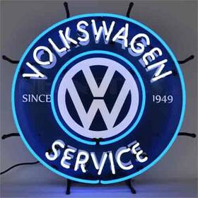5vwsrv Neonetics Volkswagen Service Neon Sign 24 Width X Height 4 Depth
