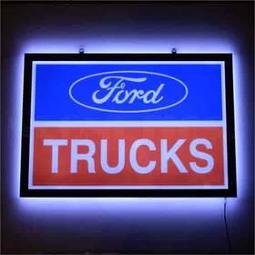 Neonetics 750180070118 7ledft Backlit Slim Line Led Sign Ford Trucks 20 Inch Width 13 Heig