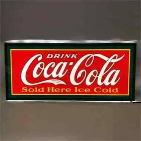 7ledcc Neonetics Backlit Slim Line Led Sign Drink Coca-cola 25 Inch Width 10