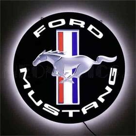 7ledms Neonetics Backlit Slim Line Led Sign Ford Mustang 16 Inch Width Hei