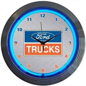 8ftruc Neonetics Ford Trucks Neon Clock 15 Width X Height 3 Depth