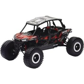 57976a New Ray Toys Polaris Rzr Xp4 1000 White Lightning Rock Crawler 1 18 Scale Utv