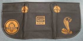Fcov2 New Reproduction Black And Gold Mustang/shelby Fender Cover
