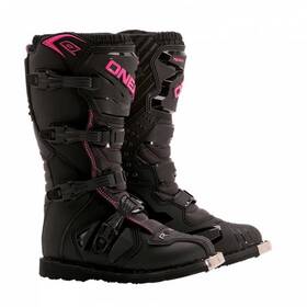 0325-712 Oneal Oftneal Rider Womens Boots Black/pink 12