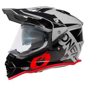 0818-013 Oneal Oftneal Sierra Helmet R V.23 Grey/black/red Md
