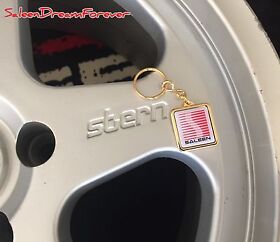 064-020 Original Saleen S Logo Key Fob And Chain From 1989 Nos 5.0 Fox Body Mustang Gt