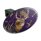 Oth.qqjqlbsjq.z001132 M Unbranded Deer Antlers Pine Tree Cones Hunting Oval Tow Trailer