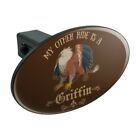 Oth.z001387 M Unbranded My Other Ride Is Griffin Fantasy Rpg Oval Tow
