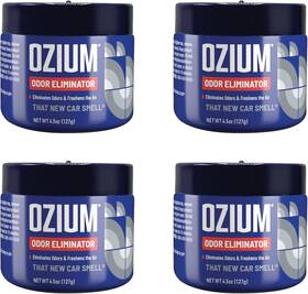 807042 Ozium 4.5 Ounce 4 Pack Odor Eliminating Gel Of Multicolor