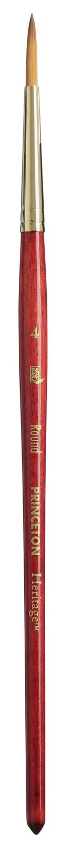 4050 Pacon 757063405395 Princeton Series Heritage Synthetic Sable Brush-short Handle Round Size 4