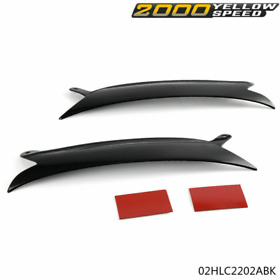 A-02hlc2202abk Pair Headlight Eyelids Cover Fit For 06-2009 Vw Golf Gti Jetta R32 Rabbit Mk5 Us