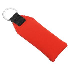 Pta240510tt001495 Patikil Floating Neoprene Keychain Waterproof 5.3 X 1.8 0.8 Inch Orange Red