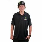 Pc12118-0210 Pro Circuit Monster Polo Shirt Sm Black