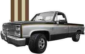 8491gmt5bbra Phoenix Graphix 5-band Body Stripe Kit 1984-1991 Chevy Or Gmc Full