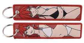 Pinstant 731873277670 Chainsaw Man Makima Bikini Sexy Cute Anime 5.1 X 1.2 Inches Red