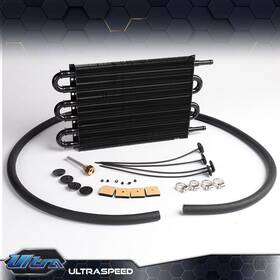 Ult-1218-4 Pit66 Universal 6 Row Radiator Remote Aluminum Transmission Oil Cooler Hose Mounting